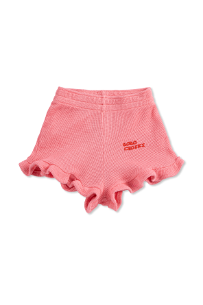 Shorts with embroidered logo