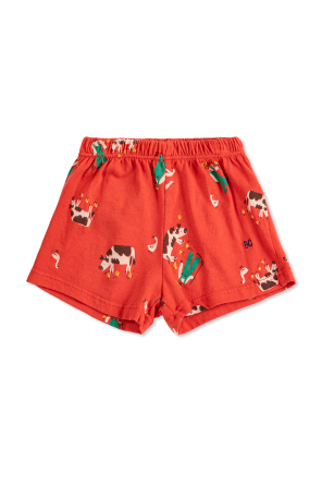 Bawełniane szorty z nadrukiem