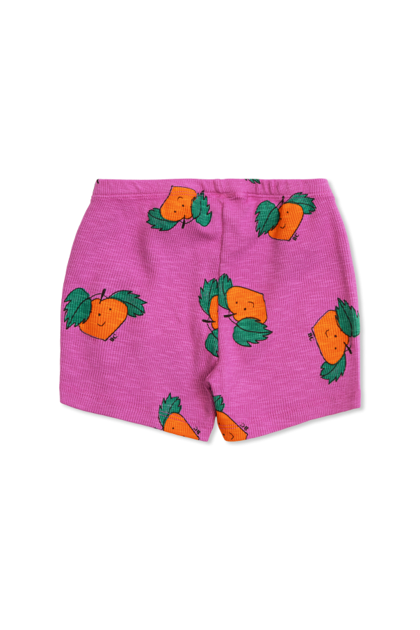 Bobo Choses Prążkowane krótkie  leginsy z nadrukiem