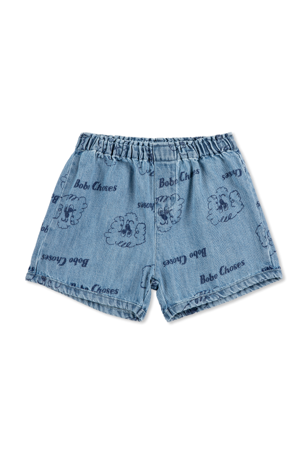 Denim shorts with print od Bobo Choses