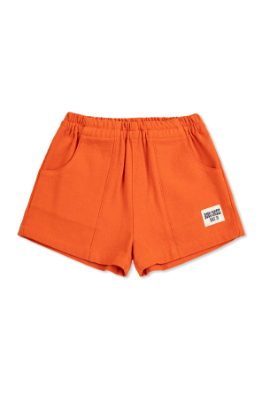 Shorts with logo patch