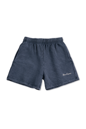 Shorts with embroidered logo