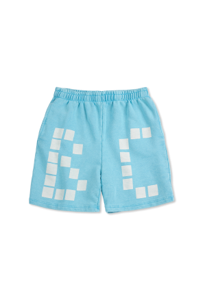 Shorts with printed logo