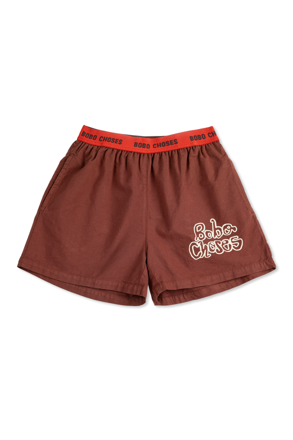 Shorts with printed logo od Bobo Choses