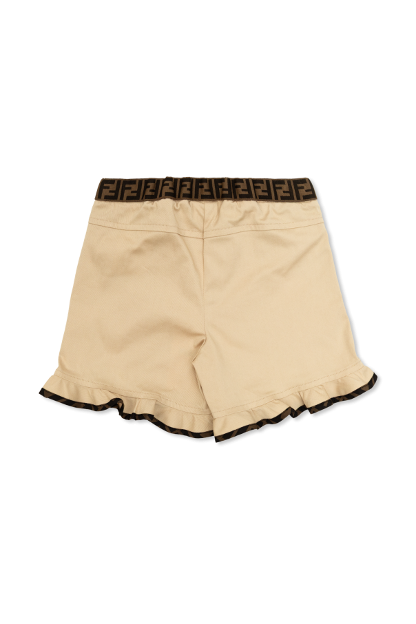 Fendi Kids Shorts con volante