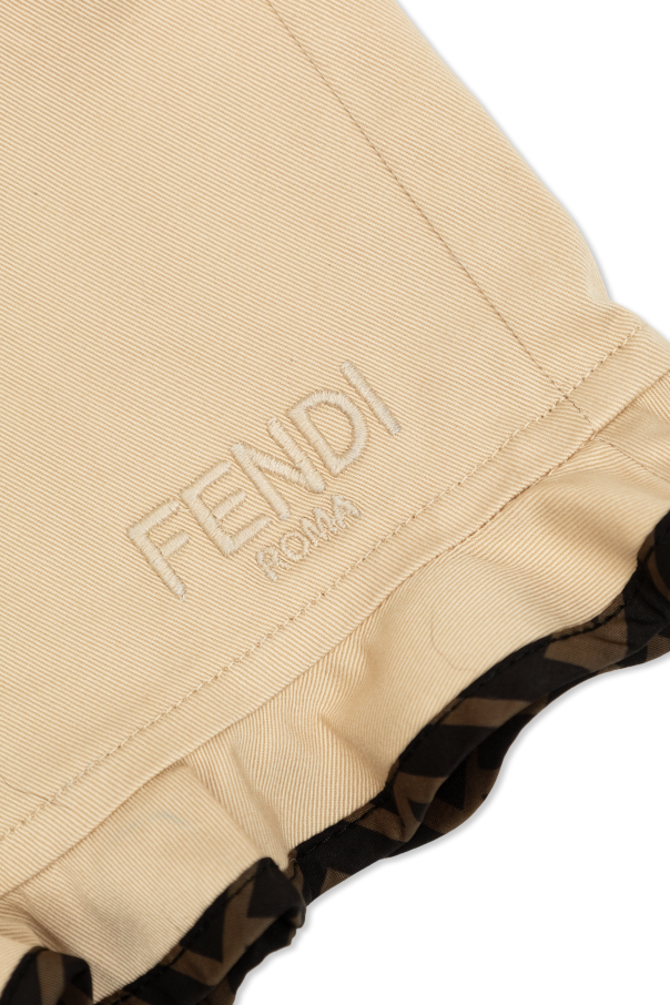 Fendi Kids Shorts con volante