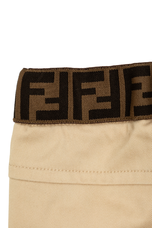 Fendi Kids Shorts con volante