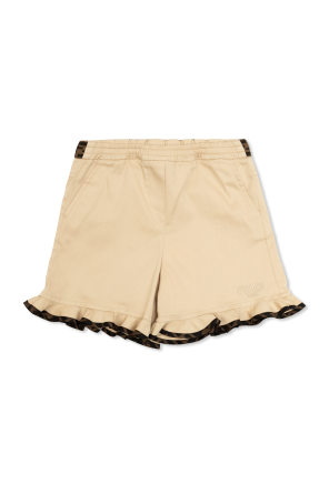 Shorts with a ruffle