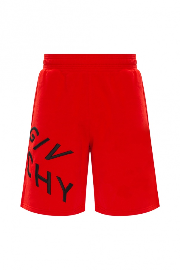 Red Logo-embroidered shorts Givenchy - Vitkac KR