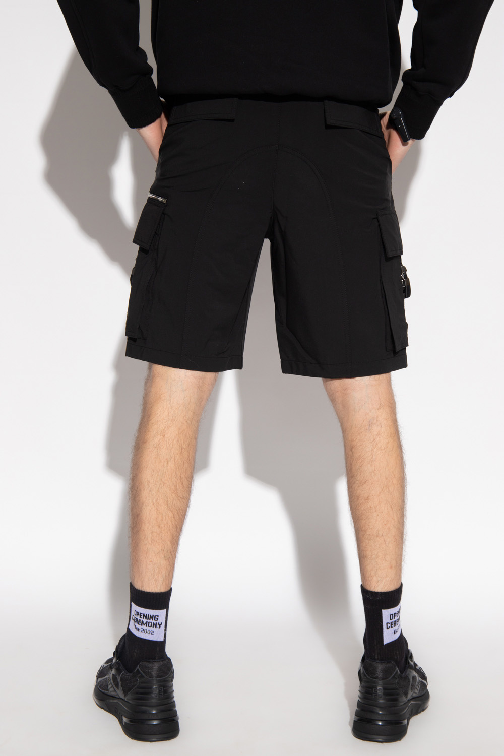 Givenchy parfum givenchy print track shorts