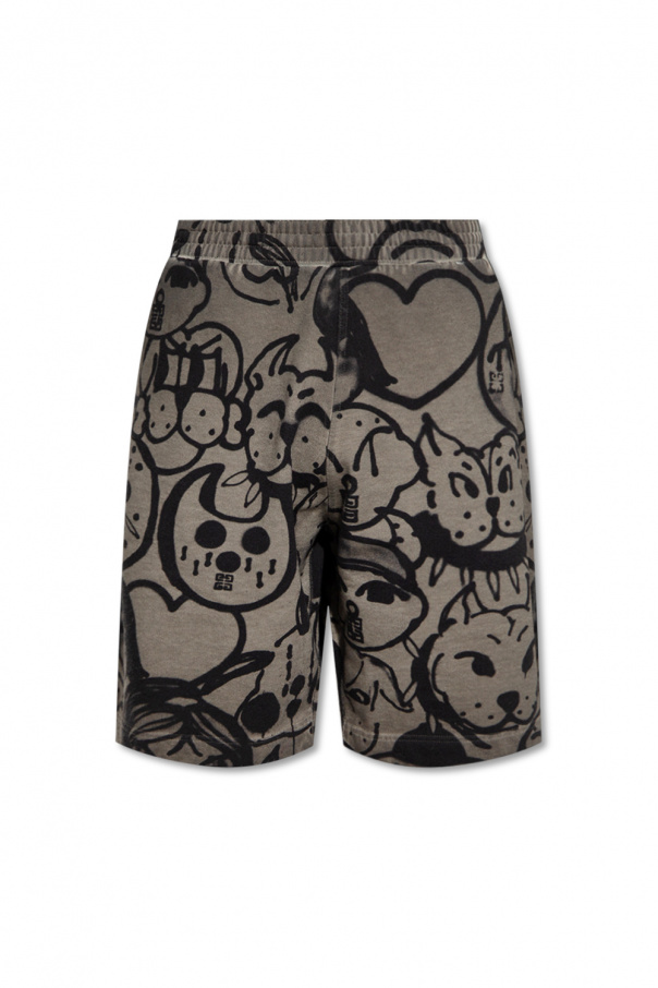 Givenchy Givenchy Kids logo-print drawstring shorts