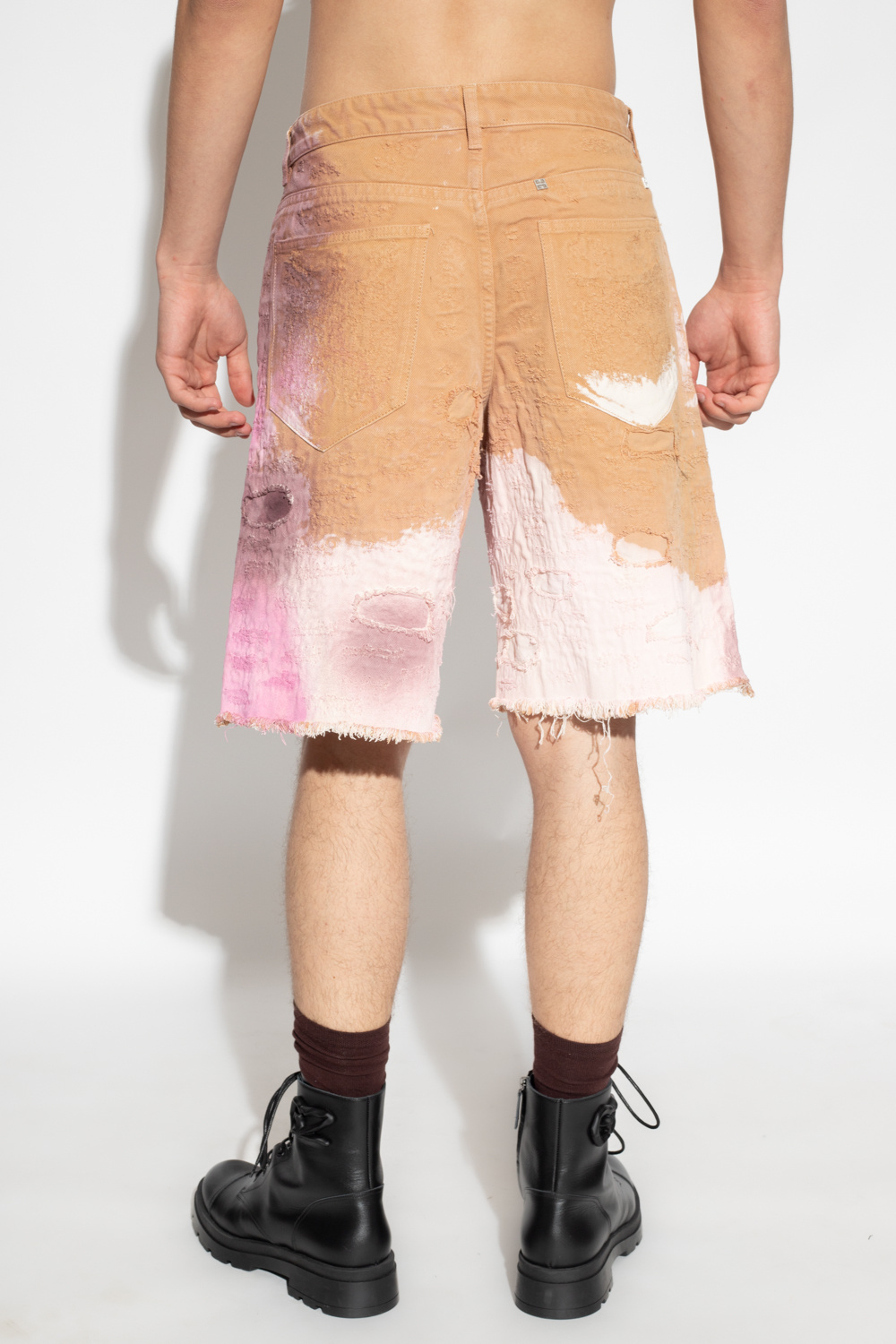 Givenchy Distressed denim shorts