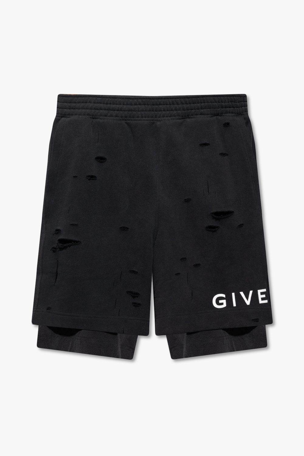 Givenchy Givenchy logo waistband pleated skirt