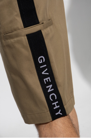 Givenchy Cotton shorts with side stripes