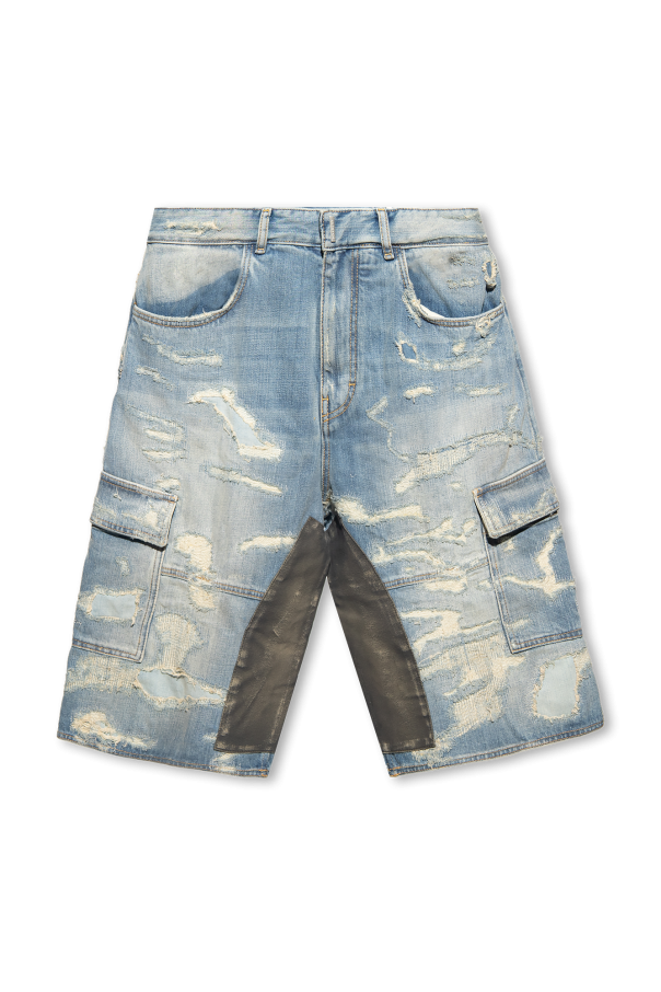 Givenchy Denim shorts with vintage effect