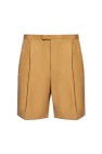 Givenchy beige Pleated shorts