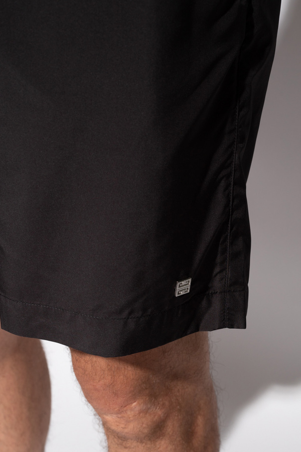 Embroidered logo knit shorts - Givenchy - Girls