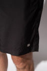 givenchy distressed Swim shorts with logo