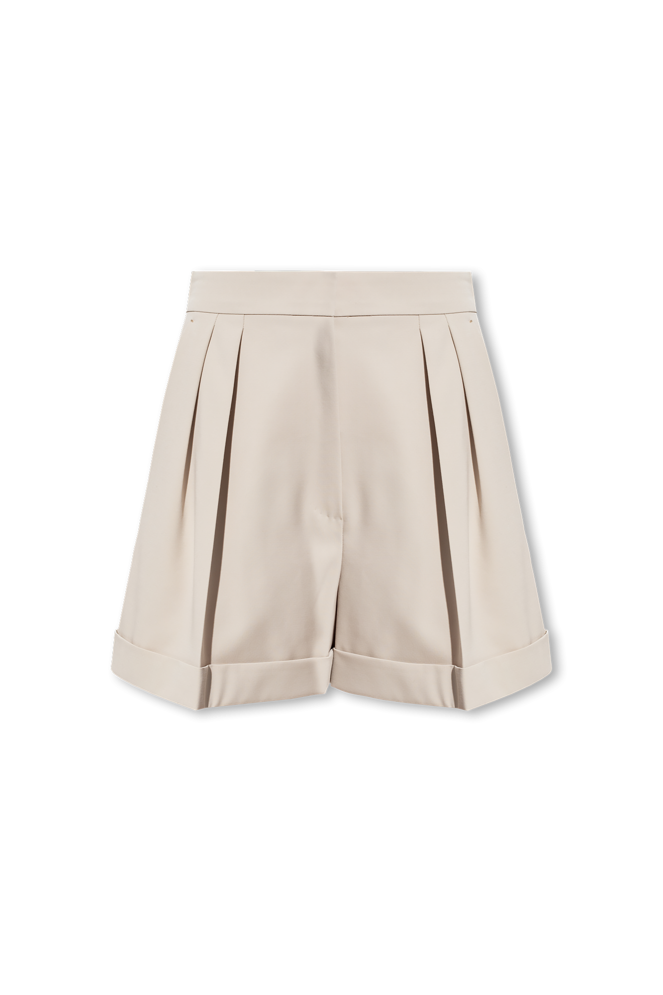 Beige ‘Bormida’ pleat-front shorts Max Mara - Vitkac GB