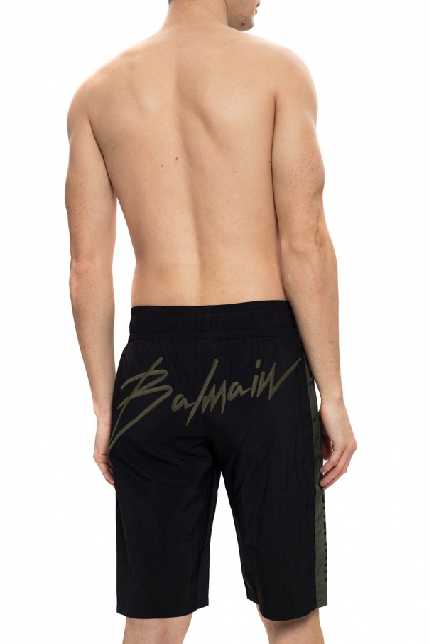 balmain swim shorts