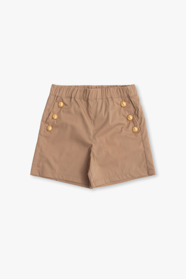 Balmain Kids Cotton shorts