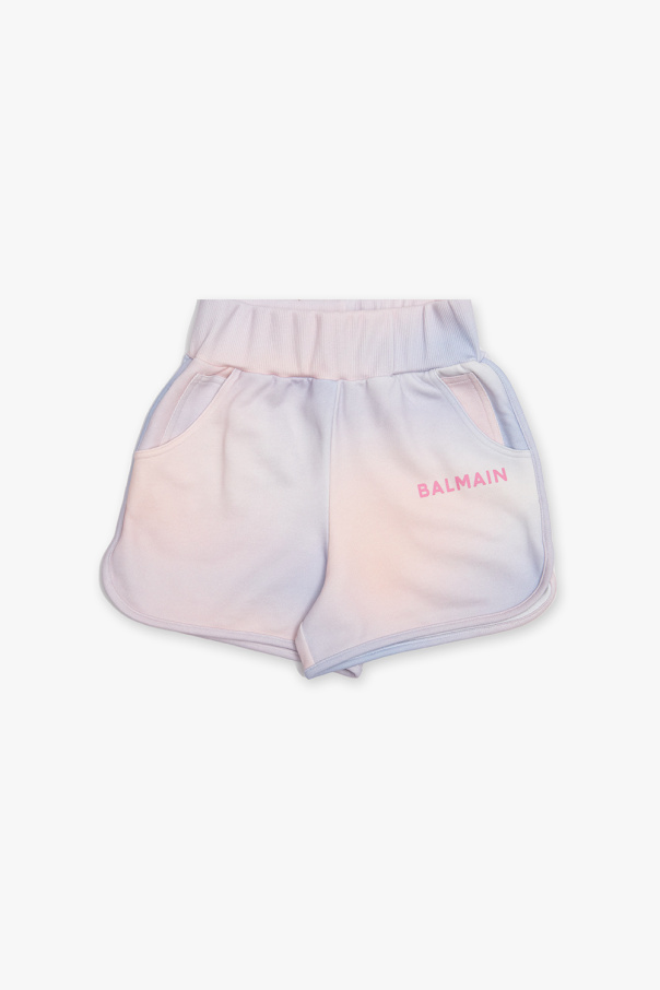 Balmain Kids Shorts with logo