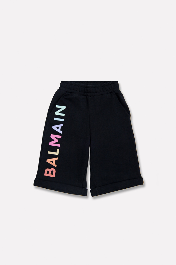 Balmain Kids Cotton shorts