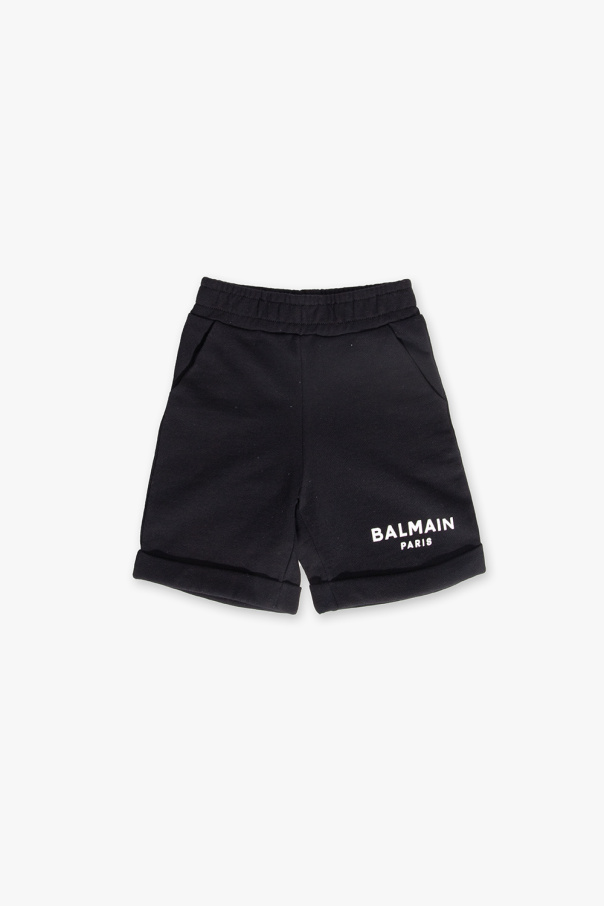 Balmain Kids Shorts with logo