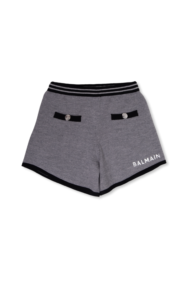 Balmain Kids Wool shorts