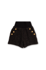 balmain mini fitted skirt