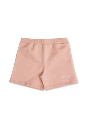 Shorts with embroidered logo