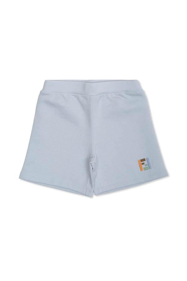 Logo shorts od Fendi Kids