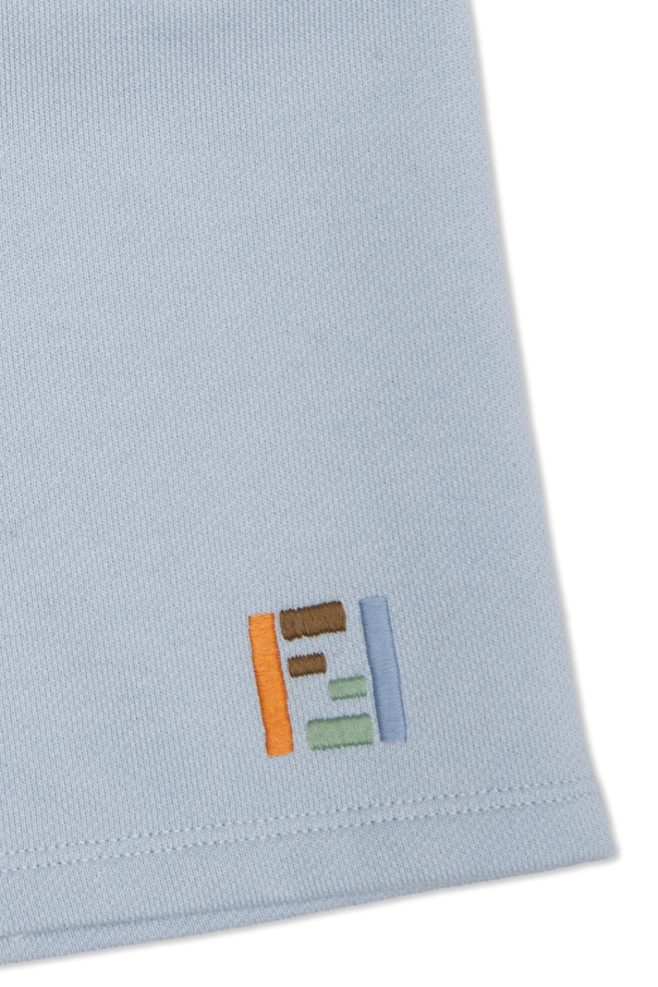 Fendi Kids Logo shorts