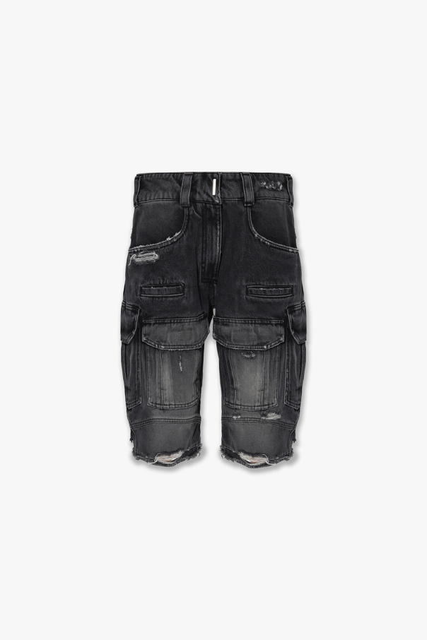 Jeansowe szorty typu ‘cargo’ od Givenchy