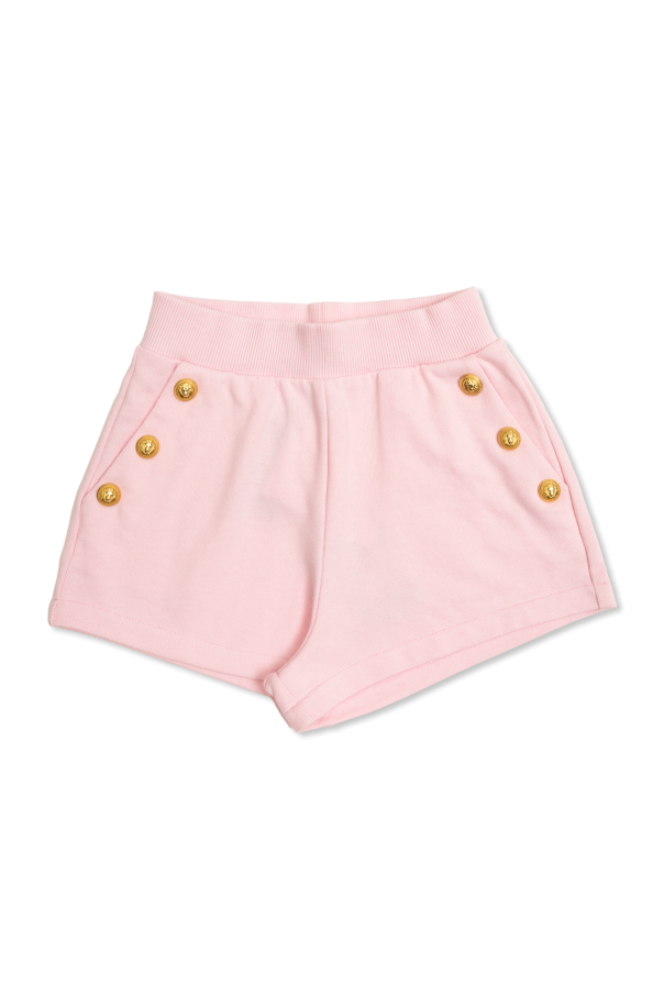 Balmain Kids Cotton shorts
