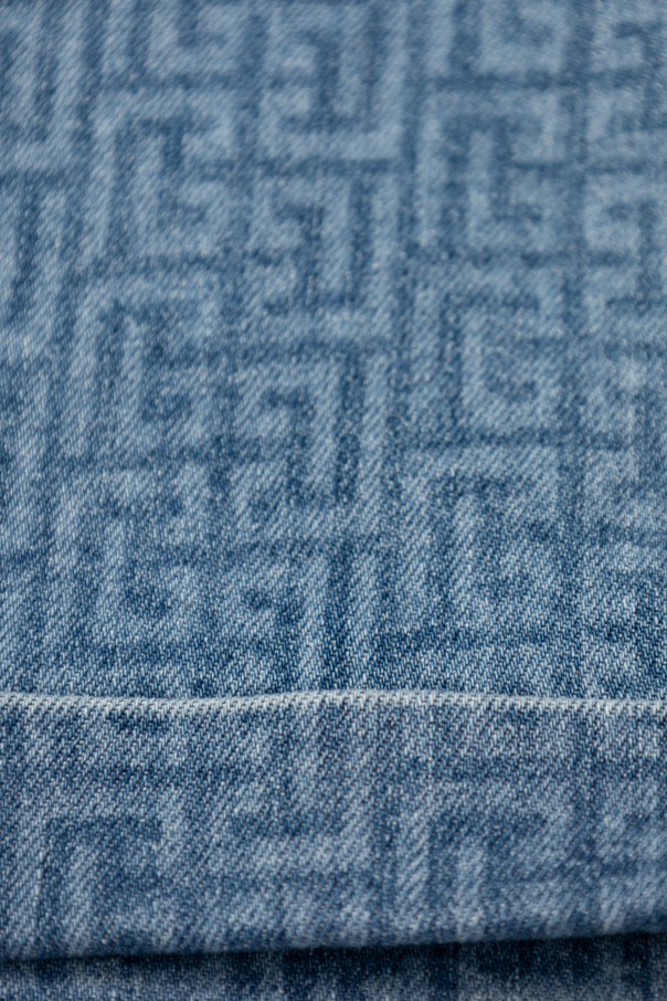 Balmain Kids Pantalones cortos vaqueros