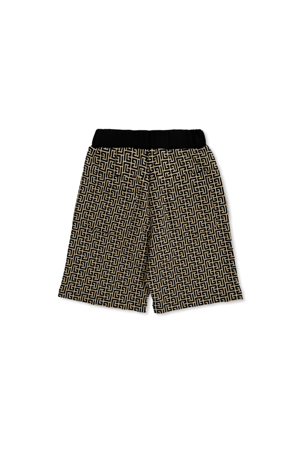 Balmain Kids Monogram shorts