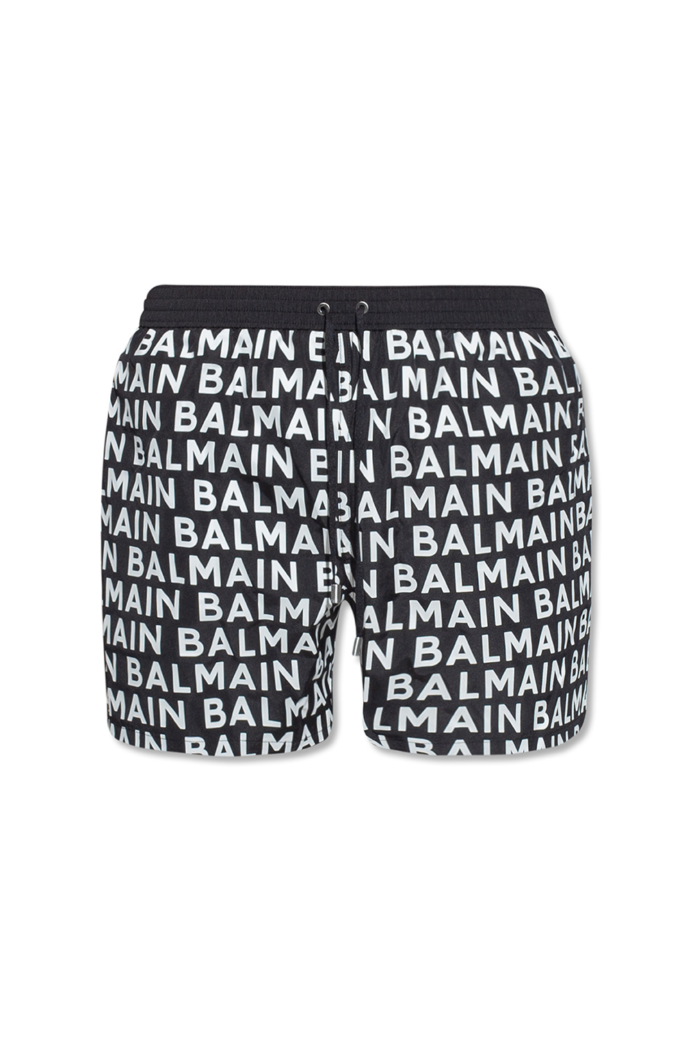 balmain Pink Swim shorts with logo
