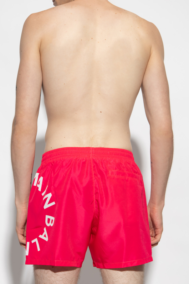 balmain shoulder Swim shorts