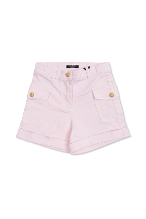Cargo denim shorts