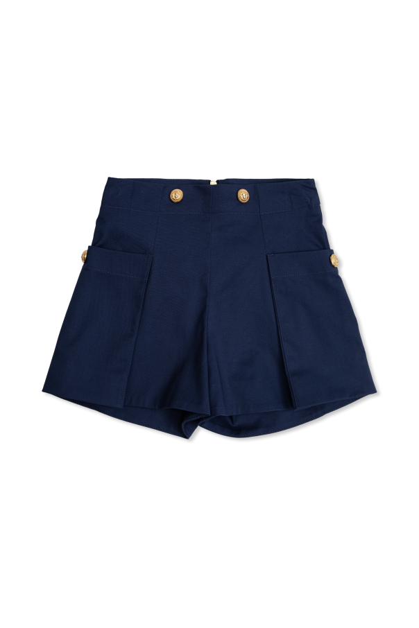 Balmain Kids Shorts with pockets