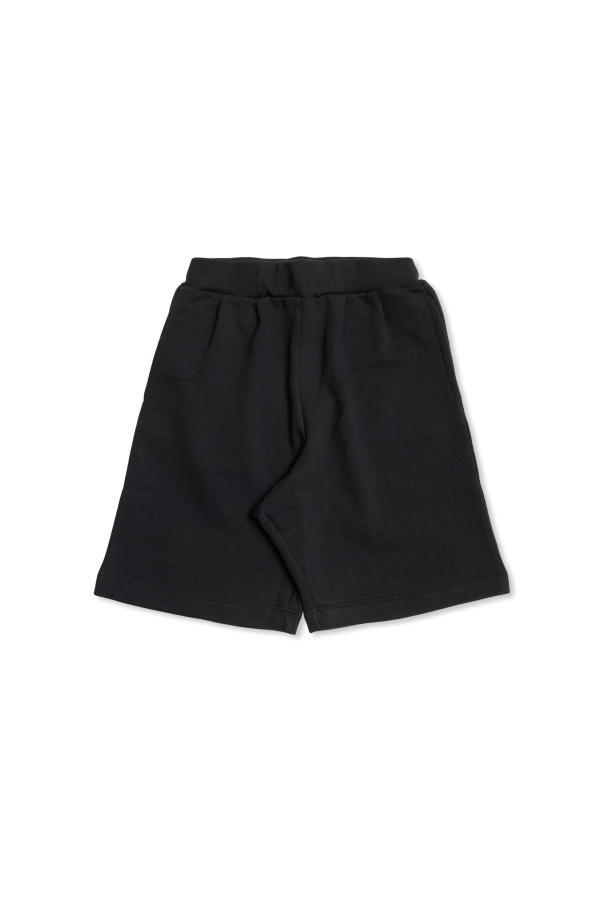 Monogram shorts with pocket od Balmain Kids