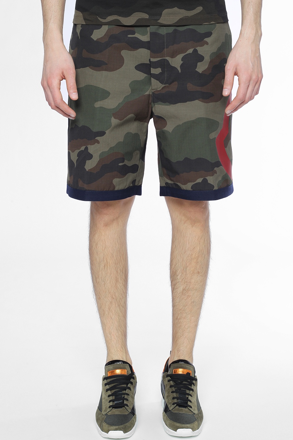 moncler camo shorts