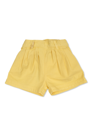 Denim shorts with pockets