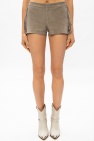 AllSaints GREY ‘Calix’ suede shorts