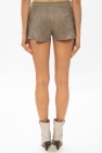 AllSaints GREY ‘Calix’ suede shorts