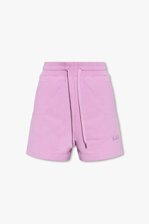 Woolrich merino shorts with logo