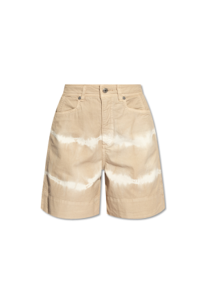 Shorts with 'tie-dye' effect od Woolrich
