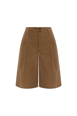 High-waisted shorts