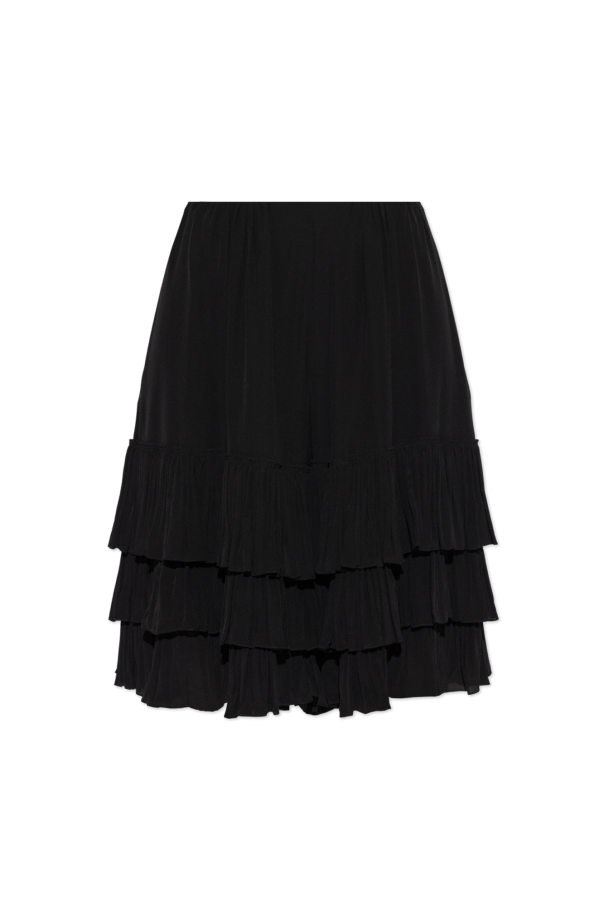 Silk shorts with ruffles od Chloé